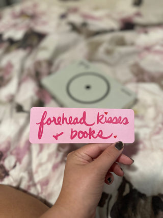 Forehead Kisses and Books - Bookmark