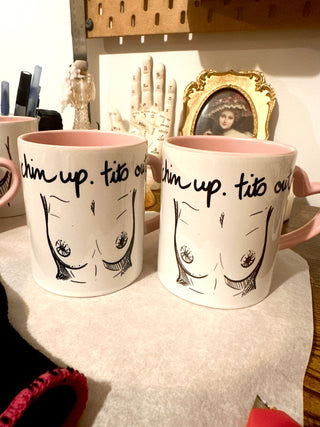 Chin Up Tits Out Mug