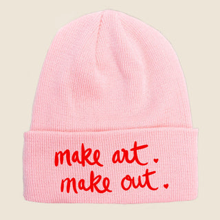 Make Art. Make Out.  Toque