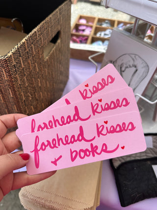 Forehead Kisses and Books - Bookmark