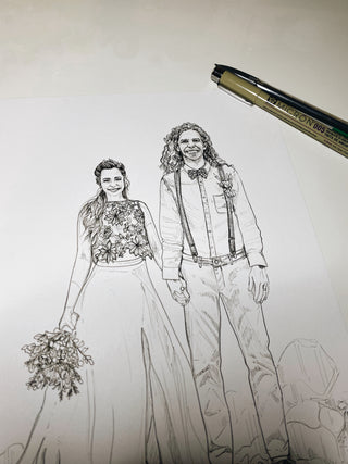 Custom Wedding Portrait